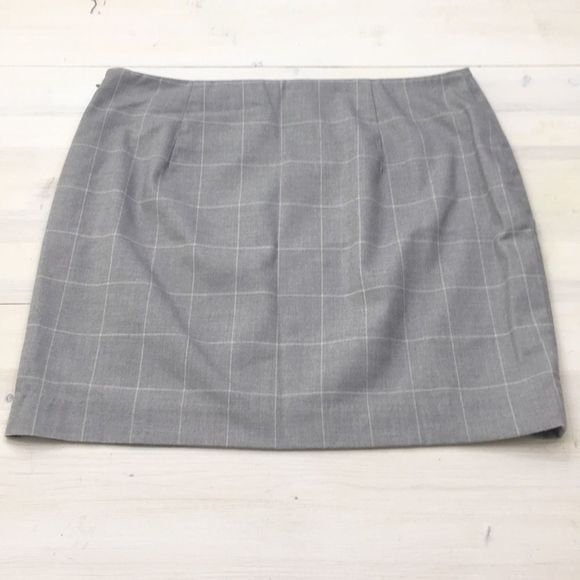 Banana Republic plaid flannel mini skirt sz 10P - Picture 4 of 4